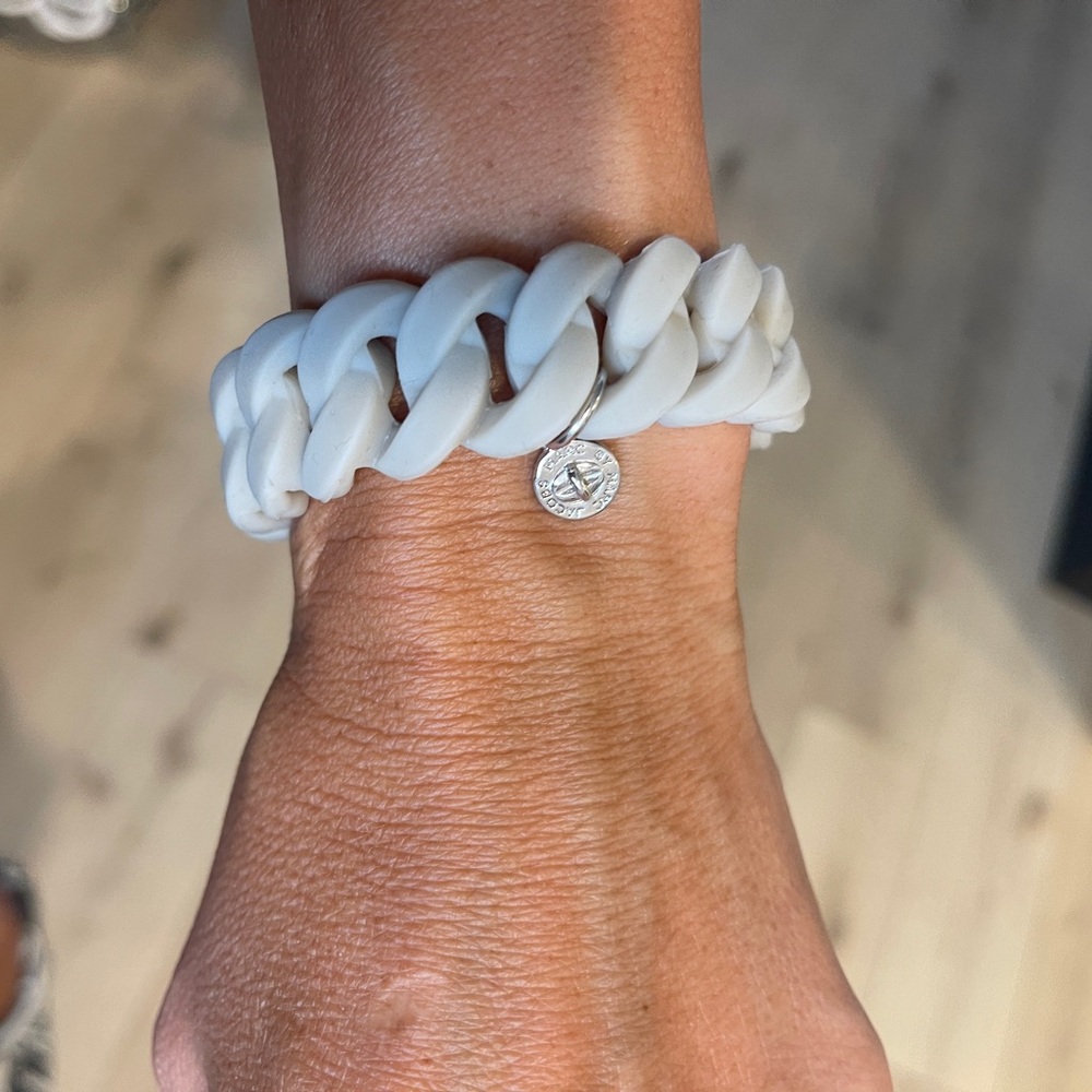 Marc Jacobs silicone oversized chain bracelet
